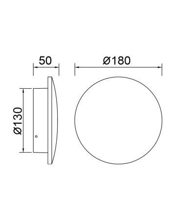 BORA BORA II * APLIQUE LED IP65 15W 3000K NEGRO